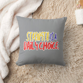 Throw Pillow – Minimalist Motivational Home Décor