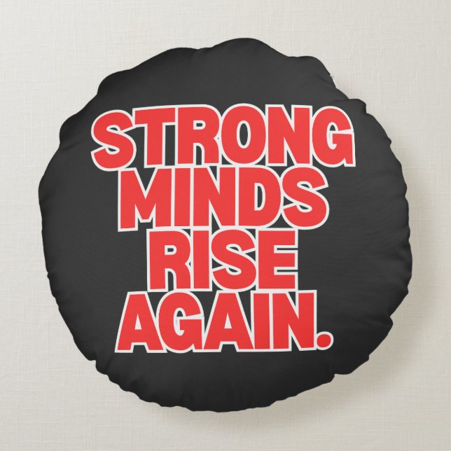 Throw Pillow – Modern Positive Message Home Decor (Back)