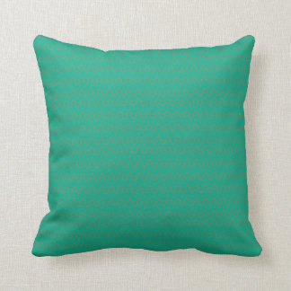 Throw Pillow or Cushion Emerald Green Chevrons
