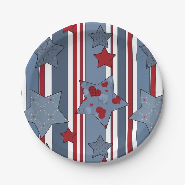 Throw Pillow Paper Plate (Front)