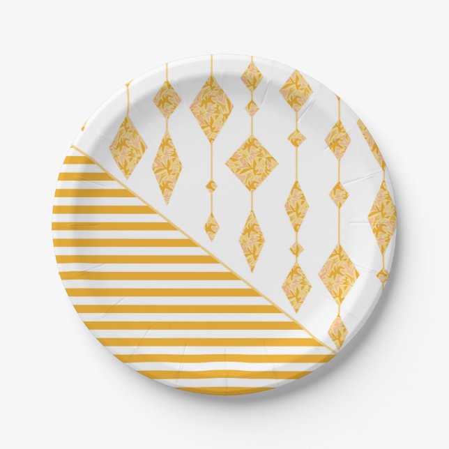 Throw Pillow Paper Plate (Front)