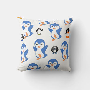 Throw Pillow Penguin