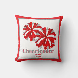 Throw Pillow Personalised Cheer Poms 