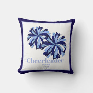 Throw Pillow Personalised Cheer Poms