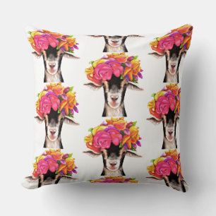 Throw Pillow Posey the Goat