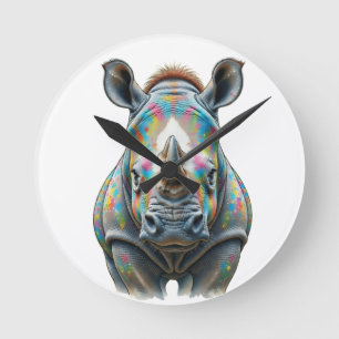 Throw Pillow Round Clock