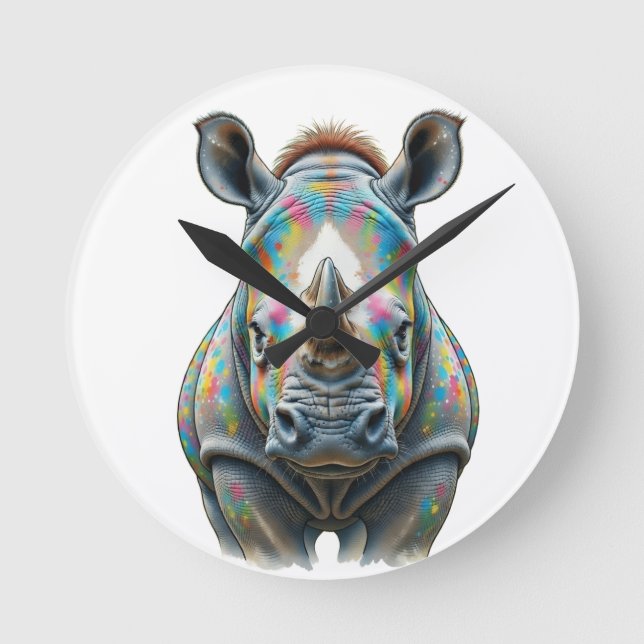 Throw Pillow Round Clock (Front)