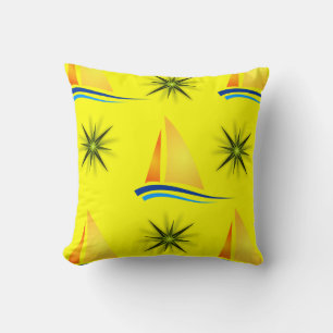 Throw Pillow Sailboat
