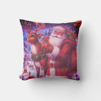 Throw Pillow Santa Claus