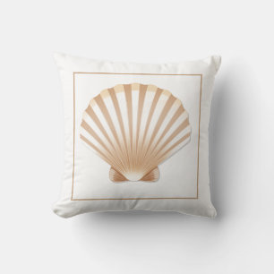 Throw Pillow-Sea Shell Cushion