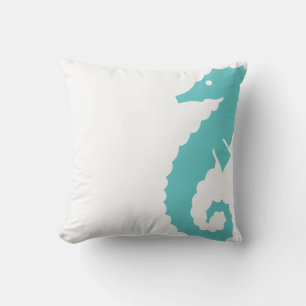 Throw Pillow Seahorse