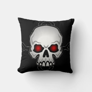 Throw Pillow Skulls