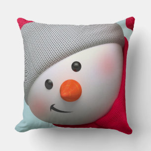 Throw Pillow/Snowman Cushion