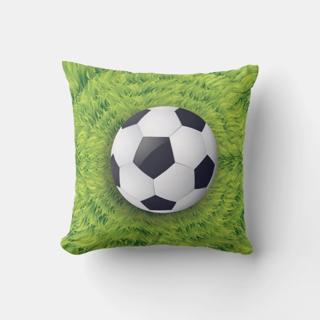 Throw Pillow-Soccer Cushion (Front)
