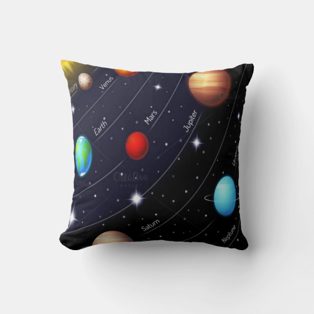Throw Pillow Space (Front)