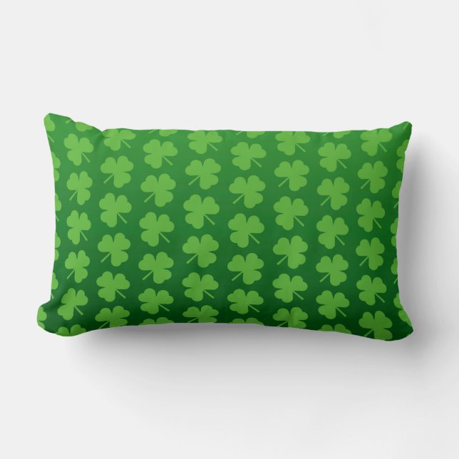 Throw Pillow-St. Patrick's Day Lumbar Cushion (Front)