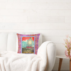 Throw Pillow - Starburst Sail