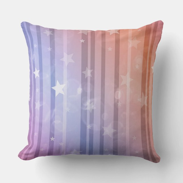 Throw Pillow/Stars and Stripes Cushion (Front)