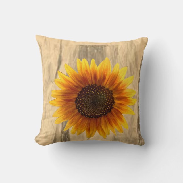 Throw Pillow Sunflower (Front)