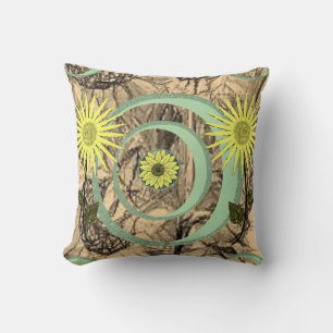 Throw Pillow Sunflower