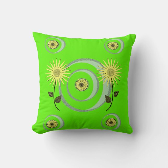 Throw Pillow Sunflower (Front)