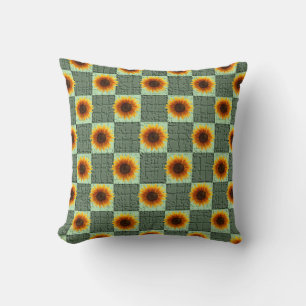 Throw Pillow Sunflower