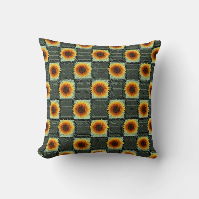 Throw Pillow Sunflower (Front)