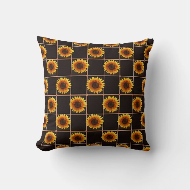 Throw Pillow Sunflower (Front)