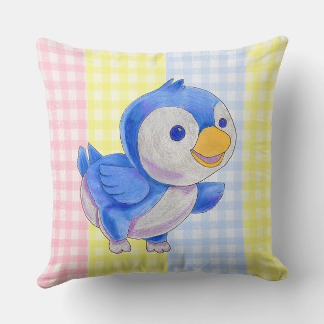 Throw Pillow Toy Bird Gingaham