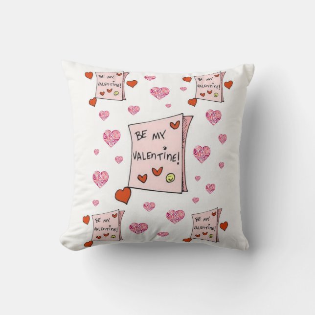 Throw Pillow Valentine's Day (Front)