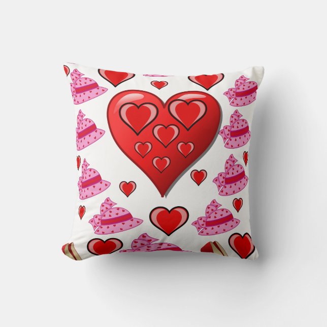 Throw Pillow Valentine's Day (Front)