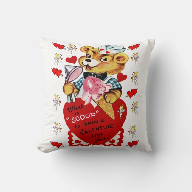 Throw Pillow Valentine's Day (Front)