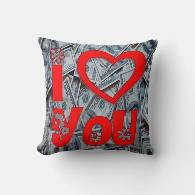 Throw Pillow Valentine's Day (Front)