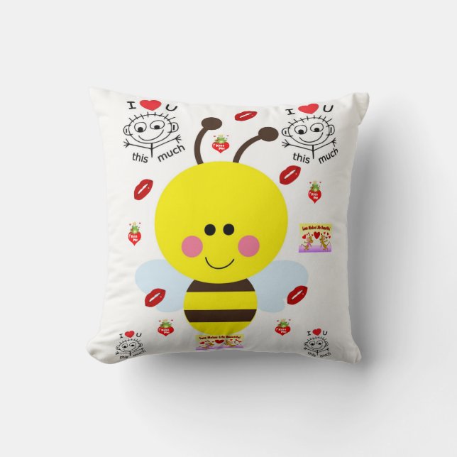 Throw Pillow Valentine's Day (Front)