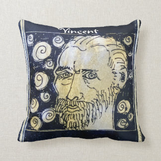 Throw pillow w/original art by Tony Cimino