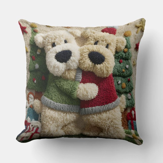 Throw Pillow wheaten terrier (Front)