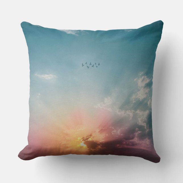 Throw Pillow With Beautiful Design (Front)