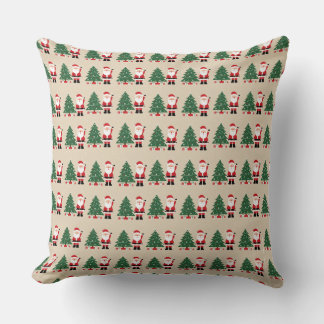  Throw Pillow With Christmas Decoration 