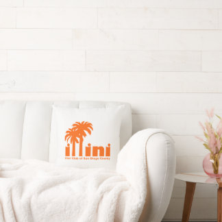 Throw Pillow with San Diego Illini Logo