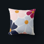 Throw pillows<br><div class="desc">Bring a sense of calm and effortless style to your space with this modern floral throw pillow. Designed with soft colors and abstract floral shapes, it adds a gentle, contemporary touch to sofas, beds, and cozy corners. The balanced palette and minimal aesthetic make this pillow easy to mix with neutral...</div>
