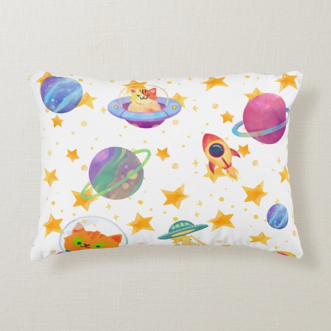 throw pillows astro-cats (Front)