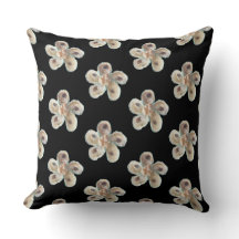 Throw Pillows Coastal Eclectic Oyster Shell Design