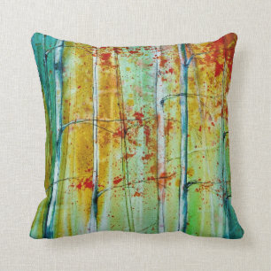 Throw Pillows - Fall Decor - Birch Trees