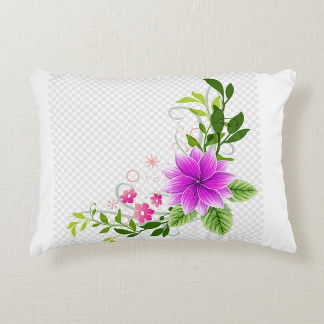 Throw Pillows flower design  (Front)