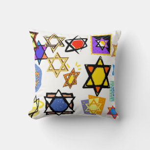 Throw Pillows - Judaica Giftwares - Jewish Stars