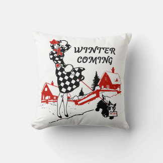 Throw Pillows- Winter coming Cushion