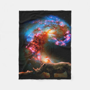 Throw Rhino Mink Sherpa Rhino Dad gift idea Fleece Blanket