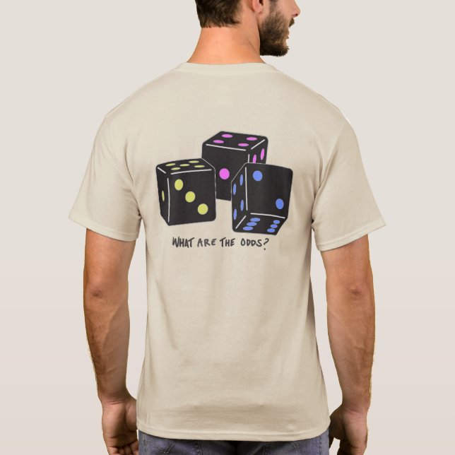 Throw the dice - two images T-Shirt (Back)