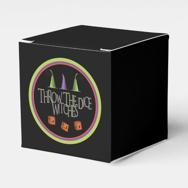 Throw The Dice Witches Bunco Box (Front Side)