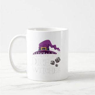 Throw The Dice Witches Bunco Night Halloween Coffee Mug